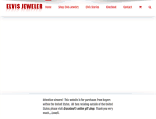 Tablet Screenshot of elvisjeweler.com